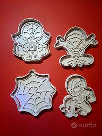 Set 4 formine Spiderman