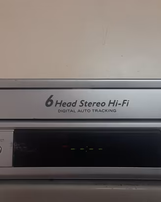 VUDEOREGIATRATORE LETTORE VHS FUNAI 6 TESTINE+TEL