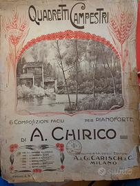 Spartito d'epoca Quartetti Campestri