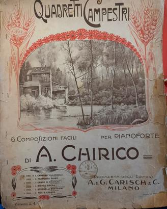 Spartito d'epoca Quartetti Campestri