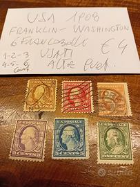 USA francobolli usati 