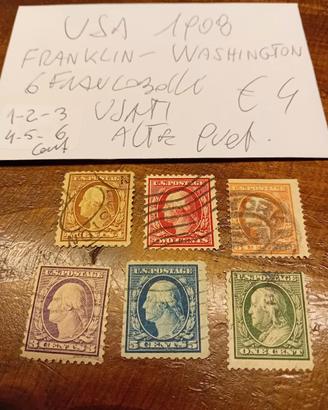 USA francobolli usati 