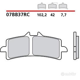 2 Coppie pastiglie brembo racing 07BB37RC