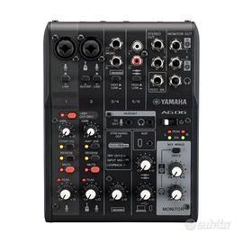Yamaha AG06 MK2 BK Interfaccia audio USB 2.0 mixer