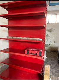 Scaffale a vela corazzato 7 piani 140x45