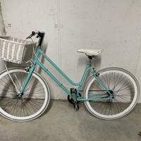 City bike donna verde acqua/bianco