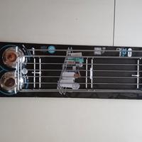 Ripiano autoadesivo cromato per bagno