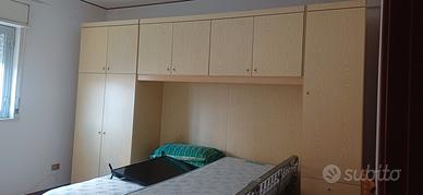 armadio a ponte con reti