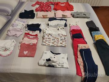 lotto vestiti bambina autunno/inverno 24/30 mesi