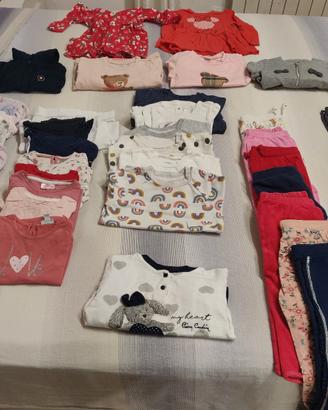 lotto vestiti bambina autunno/inverno 24/30 mesi