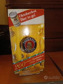 Bicchiere birra Paulaner 200 anni Oktoberfest