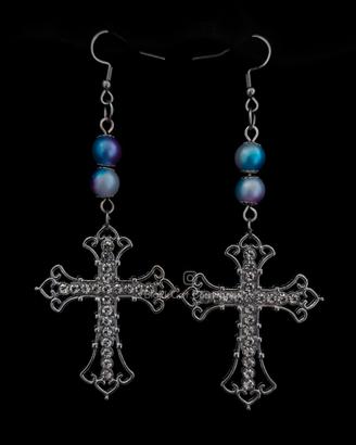 Orecchini pastel goth handmade 