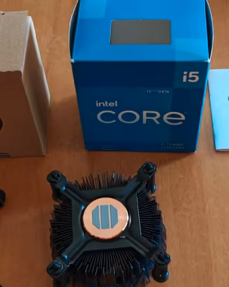 Dissipatore Intel 1700 + Scatola  I5 12400F