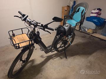 Bicicletta elettrica XP BIKE I-D9.1 + seggiolino