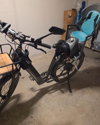 Bicicletta elettrica XP BIKE I-D9.1 + seggiolino