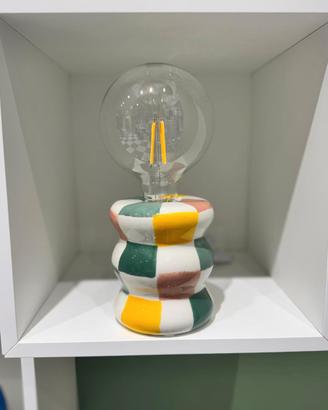 Lampada Design DIPINTA A MANO – Nuova con scatola