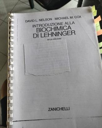 Introduzione alla biochimica di lehninger