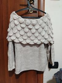 maglione beige
