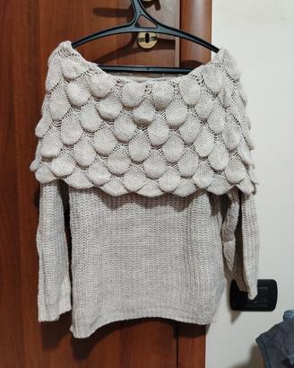 maglione beige