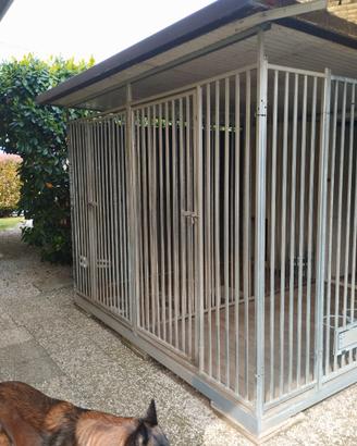 Box doppio per cani coibentato