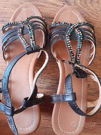 Sandali donna con tacco n° 37