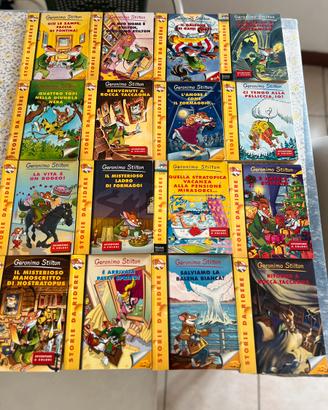 16 Libri di Geronimo Stilton + 2 Regali Roald Dahl