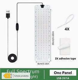 NUOVA Lampada crescita piante a spettro completo