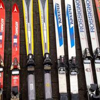 Scii bambino e adulti