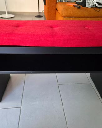 Panca in legno con cuscino