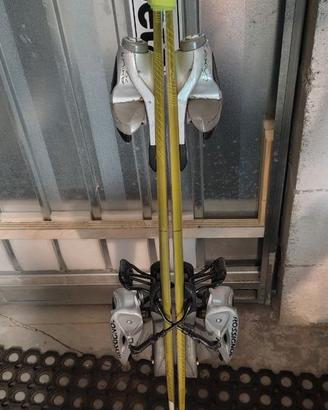Sci ed attacchi rossignol per ragazzo/a130cm