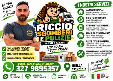 sgombero pulizia e smaltimento 