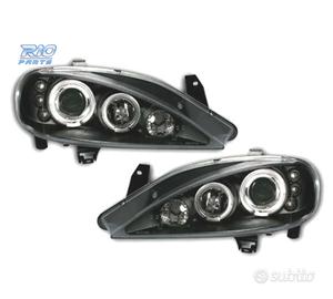 FARI PER RENAULT MEGANE 99-02 ANGEL EYES FONDO NER