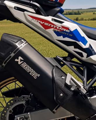 Scrarico akrapovic per Africa Twin