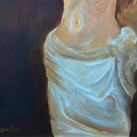 Dipinto a olio Nudo di donna  - Ribasso