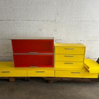 PARETE ATTREZZATA (Giallo/Arancio)