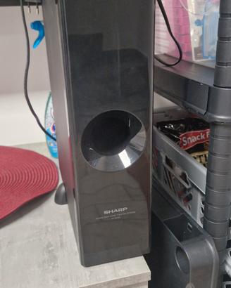 soundbar  e subwoofer 