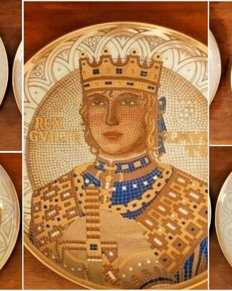 I Re di Sicilia - Splendidi PIATTI MURALI NICASIO