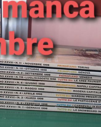 Riviste TCI anno 1998