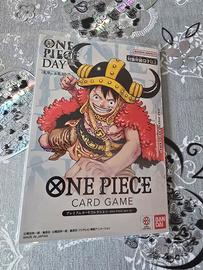 luffy one piece day 25 folder nuovo con carta prom