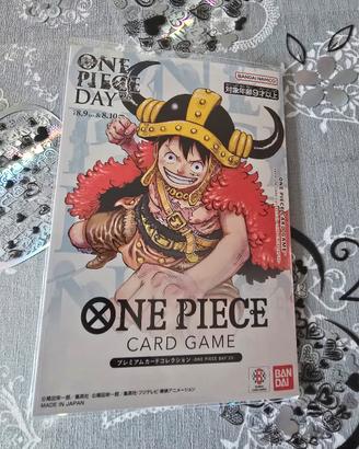 luffy one piece day 25 folder nuovo con carta prom