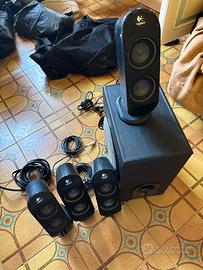 Logitech X-530 5.1 impianto audio ( completo)