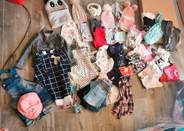 Lotto vestiti bambina 3–5 anni – oltre 100 capi