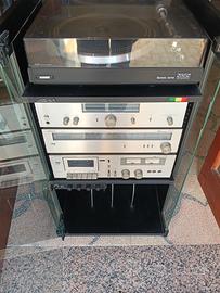 Impianto Hi-Fi vintage completo Phonola + mobile