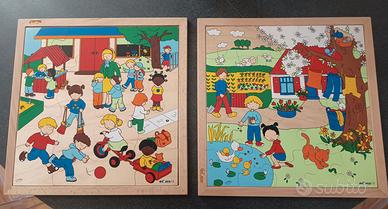 Puzzle legno marca Educo nuovi