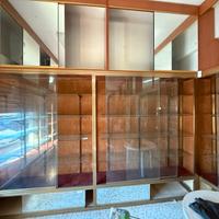Scafalli alluminio e vetro