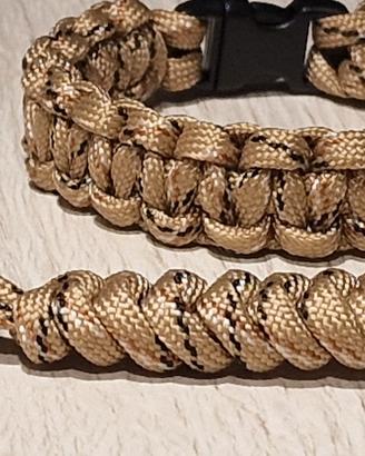 Braccialetto Paracord Survival con Laccio Lanyard 