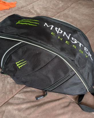 Zaino Moto Aerodinamico MONSTER ENERGY Guscio
