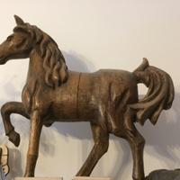 Cavallo legno Antico