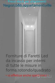 Forniture di Faretti Led per appartamenti,negozi