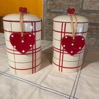 Barattoli decorativi in ceramica